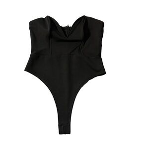 Forever 21 women's size small black strapless body suit